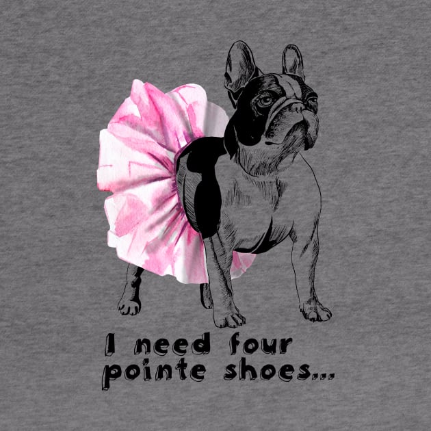 French bulldog-ballerina by VicaVeresk